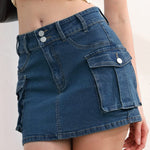 Low Waist Slim Fit Hip Skirt