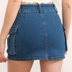 Low Waist Slim Fit Hip Skirt