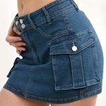 Low Waist Slim Fit Hip Skirt