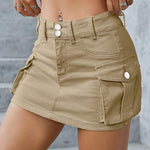 Low Waist Slim Fit Hip Skirt
