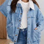 Stylish Denim Style 100% Cotton Jacket