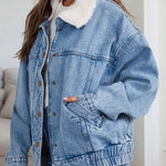 Stylish Denim Style 100% Cotton Jacket
