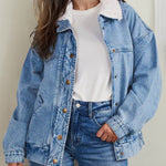 Stylish Denim Style 100% Cotton Jacket
