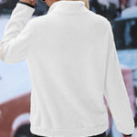 Nadorine Cozy Fleece Half Zip Pullover Sweatshirt