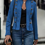 Vintage Open Front Suede Jacket