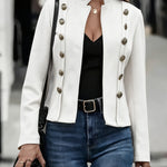 Vintage Open Front Suede Jacket