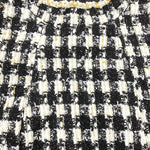 Nadorine Elegant Houndstooth Short Sleeve Dress for Women Casual Summer Vacation 2026