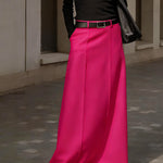 Nadorine Women's Comfortable High Waisted Maxi Skirt