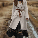 Vintage Double-Breasted Tweed Coat