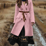 Vintage Double-Breasted Tweed Coat