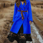 Vintage Double-Breasted Tweed Coat