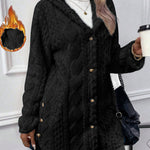 Nadorine Comfy Warm Hooded Fleece Coat