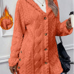 Nadorine Comfy Warm Hooded Fleece Coat
