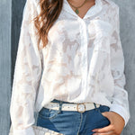 Zeagoo Zeagoo Casual Chiffon Long Sleeve Floral Shirt for Women Casual Boho Summer Vacation 2026 | Under $40