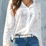Zeagoo Zeagoo Casual Chiffon Long Sleeve Floral Shirt for Women Casual Boho Summer Vacation 2026 | Under $40