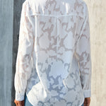 Zeagoo Zeagoo Casual Chiffon Long Sleeve Floral Shirt for Women Casual Boho Summer Vacation 2026 | Under $40