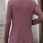 Zeagoo Zeagoo Casual Waffle Long Sleeve Henley Shirt for Women Casual Work Office Loose Fit 2026 | Under $40