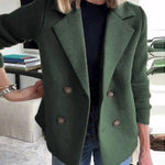 Urban Casual Tweed Patchwork Short Coat
