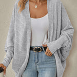 Stylish Soft Pit-Stripe Cardigan