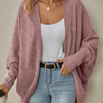 Stylish Soft Pit-Stripe Cardigan