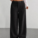 Fashion Corduroy Wide Legs Pants
