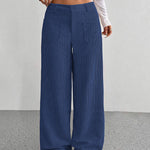 Fashion Corduroy Wide Legs Pants