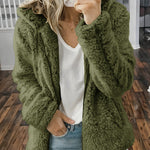 Warm Fuzzy Fleece Hooded Jakcet
