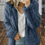 Warm Fuzzy Fleece Hooded Jakcet