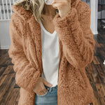 Warm Fuzzy Fleece Hooded Jakcet