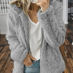 Warm Fuzzy Fleece Hooded Jakcet