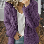 Warm Fuzzy Fleece Hooded Jakcet