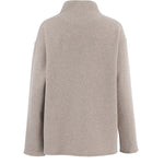 Nadorine Casual Loose Fit Double-Breasted Short Jacket