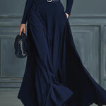 Minimalist Modern Long Sleeve Maxi Dress