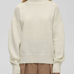 Nadorine Classic Loose Fit Turtleneck Knit Sweater
