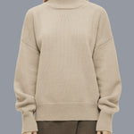 Nadorine Classic Loose Fit Turtleneck Knit Sweater