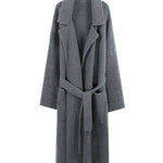 Nadorine Women's Daily Long Chunky Belted Knit Cardigan