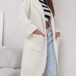 Nadorine Women's Classic Thick Open Front Knit Cardigan