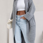 Nadorine Women's Classic Thick Open Front Knit Cardigan