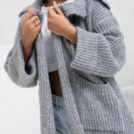 Nadorine Women's Classic Thick Open Front Knit Cardigan