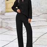 Minimalist Versatile Zip Sweatsuit Set