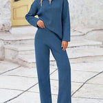 Minimalist Versatile Zip Sweatsuit Set