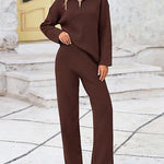 Minimalist Versatile Zip Sweatsuit Set