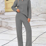 Minimalist Versatile Zip Sweatsuit Set