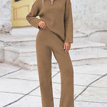 Minimalist Versatile Zip Sweatsuit Set