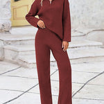 Minimalist Versatile Zip Sweatsuit Set