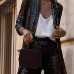 Stylish Shiny Sequin Cardigan
