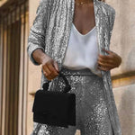 Stylish Shiny Sequin Cardigan