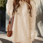 Essential Cable Knit Sweater Dress