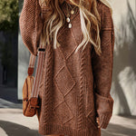 Essential Cable Knit Sweater Dress