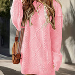 Essential Cable Knit Sweater Dress